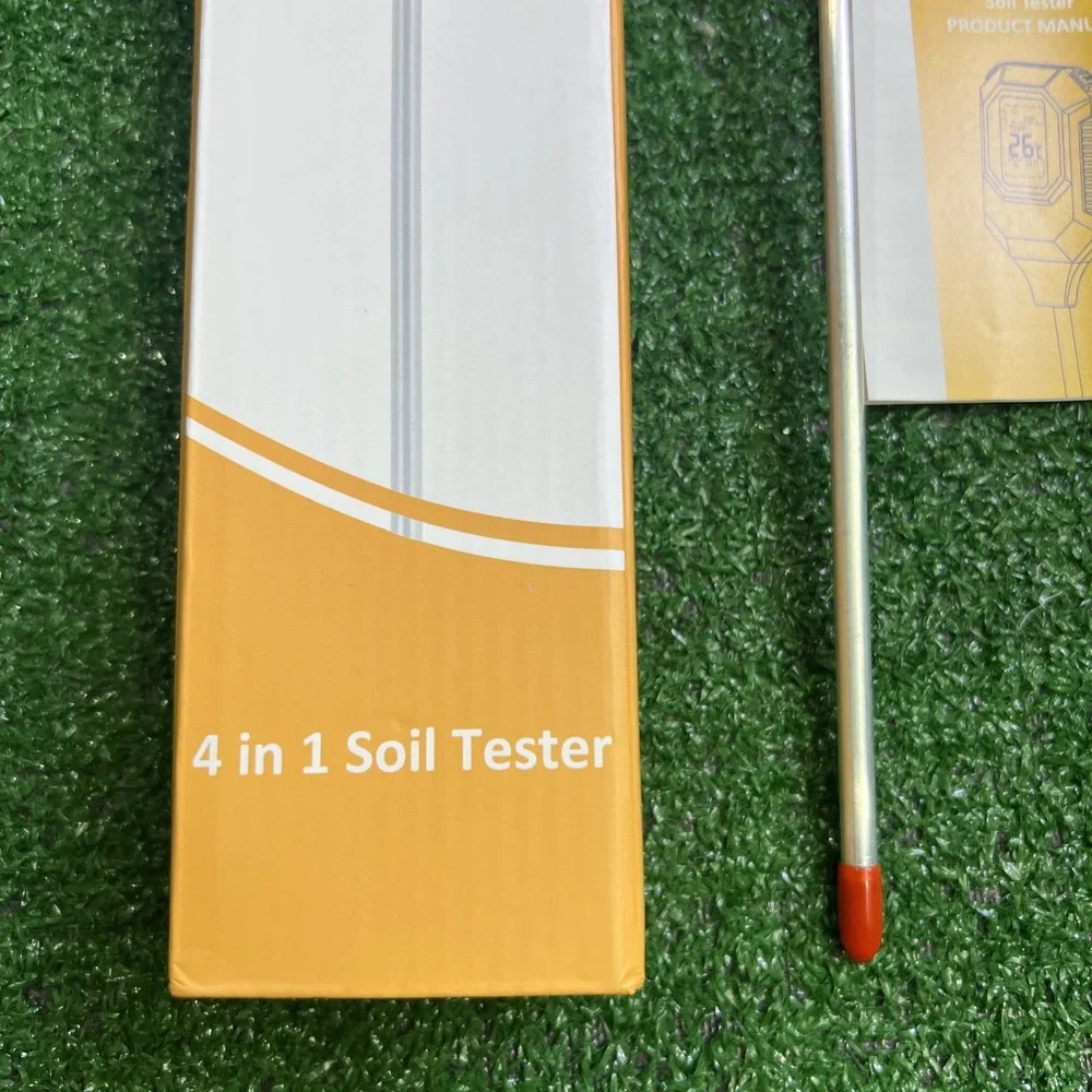 4 in 1 LCD Digital PH Soil Tester Water Moisture Temperature Sunlight Test Meter